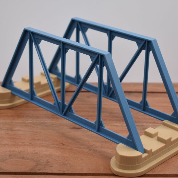 Thomas & Friends Trackmaster Blue Sides Train Bridge with lower Risers Hit Toy - Picture 7 of 7